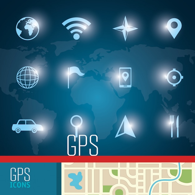 Vector gps navigation design 