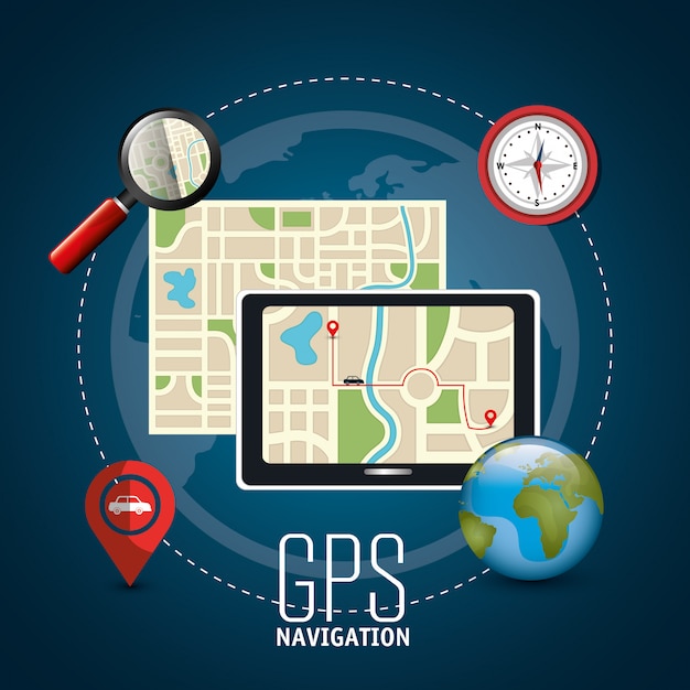 Vector gps navigation design 