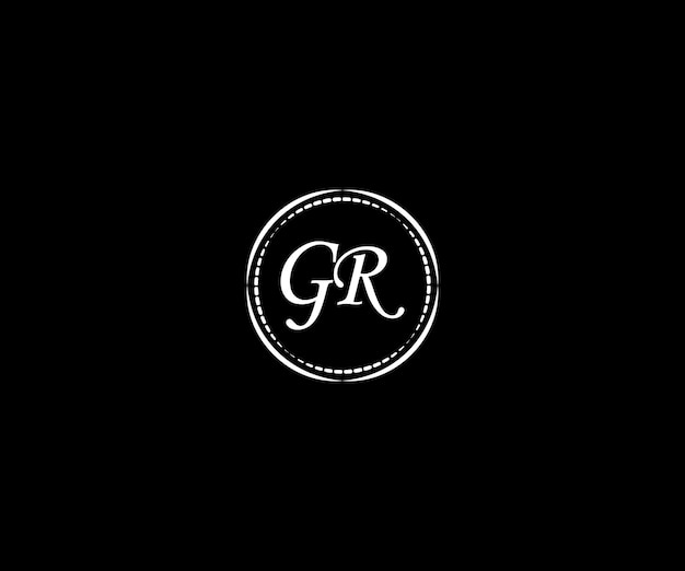 GR Letter Logo Design