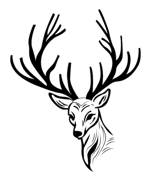 Graceful Equine Elegance Exploring deer Vectors