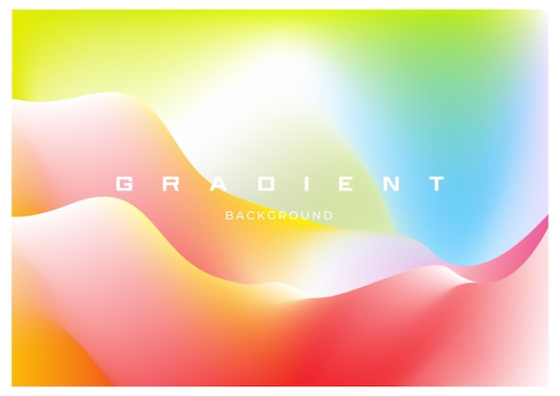 Gradient abstract background design vector