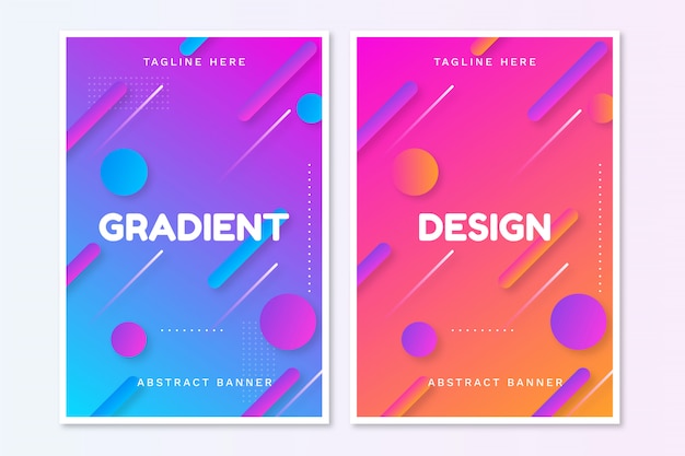 GRADIENT ABSTRACT BROCHURE