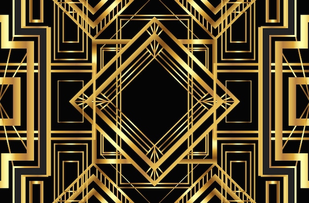 Gradient Art Deco Background