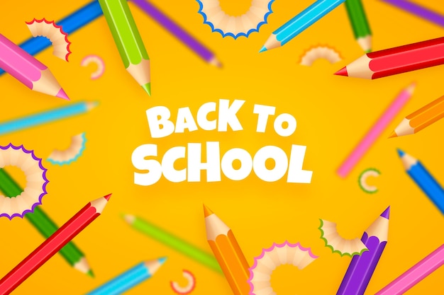 Gradient back to school background