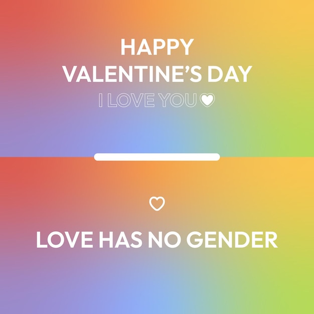 Gradient Background in LGBT Pride Flag Banner Colors