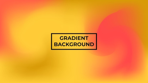 Gradient background and mix of red and dark orange, easy to edit