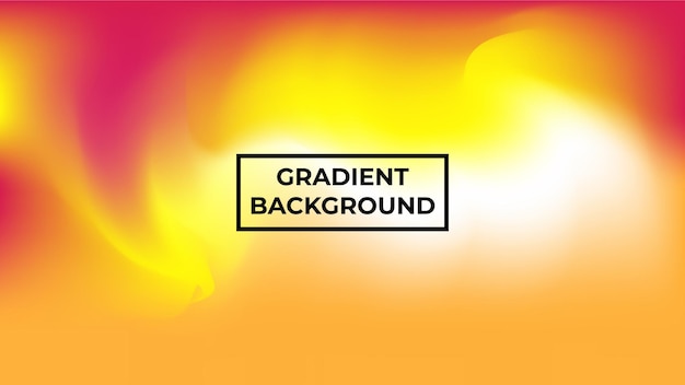 Gradient background and mix of red, yellow and orange, easy to edit