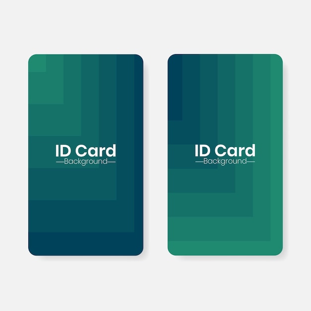 Gradient background template for ID cards