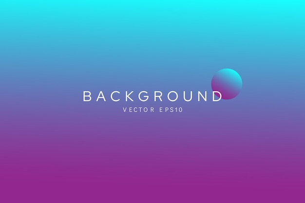 Vector gradient background with neon futuristic color combination of purple pink and light blue vector design