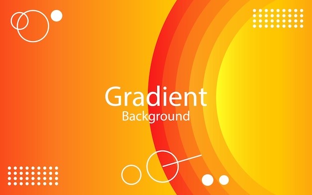 Gradient background yellow orange