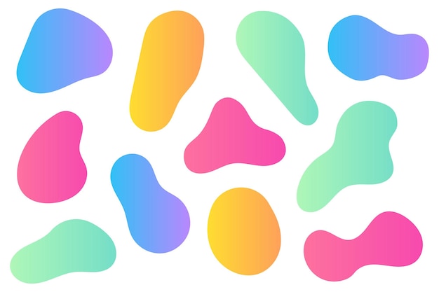 Gradient Blobs Set