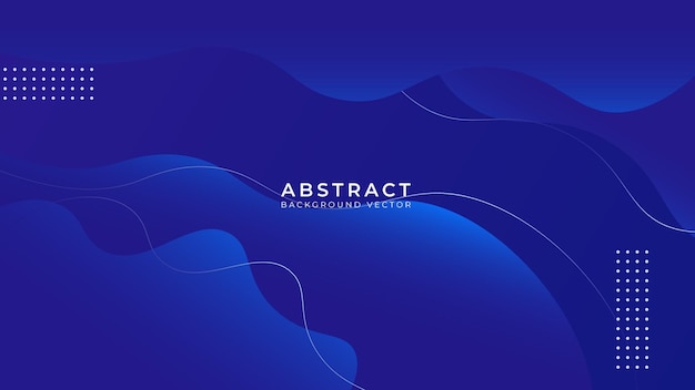 Gradient blue abstract liquid background