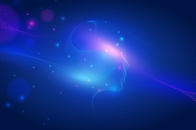 Gradient brain background