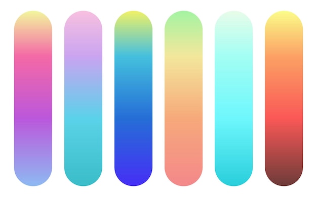 gradient color background Modern screen vector design for mobile app Soft color gradients