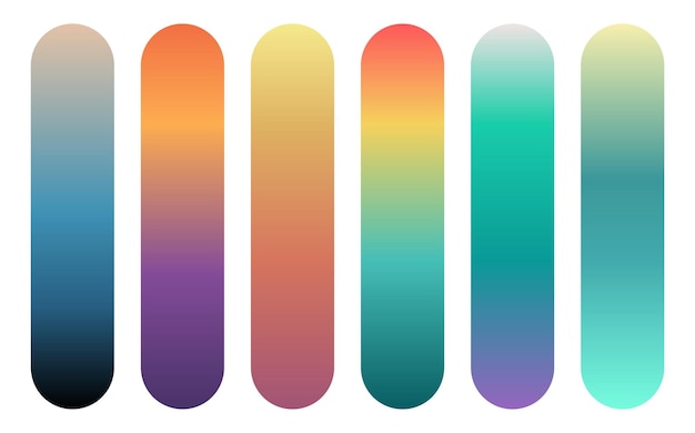 gradient color background Modern screen vector design for mobile app Soft color gradients