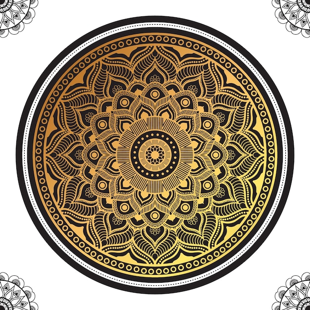 Gradient Color Luxury Mandala Background Design with creative shape 13