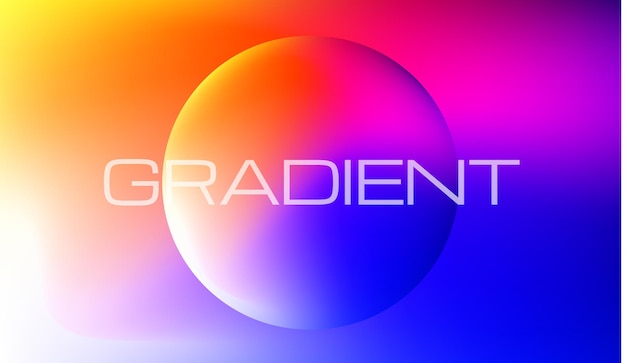 Gradient colorful background