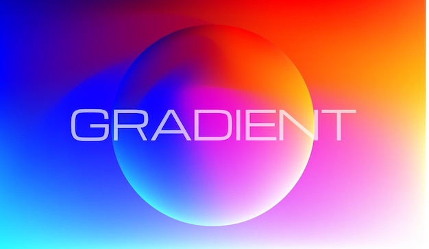 Gradient colorful background