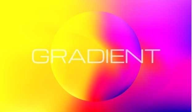 Vector gradient colorful background