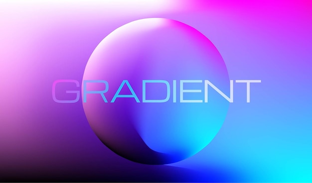 Gradient colorful background