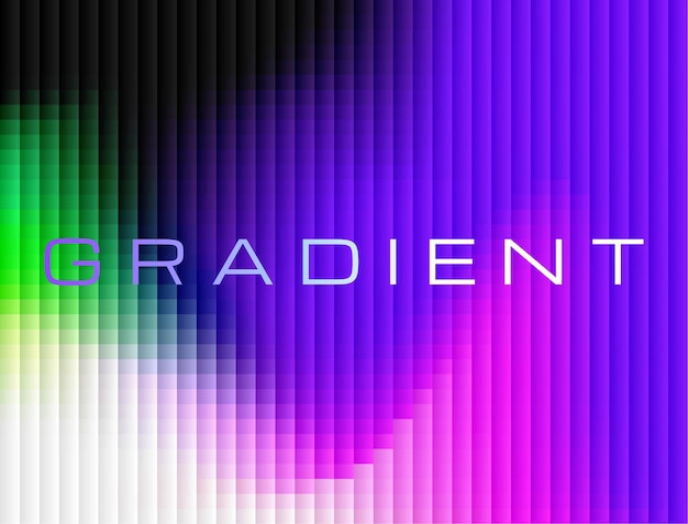 Gradient colorful pixel background