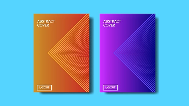 Gradient Cover Abstract design with luxury and modern look, for magazine, flyer, poster, and more