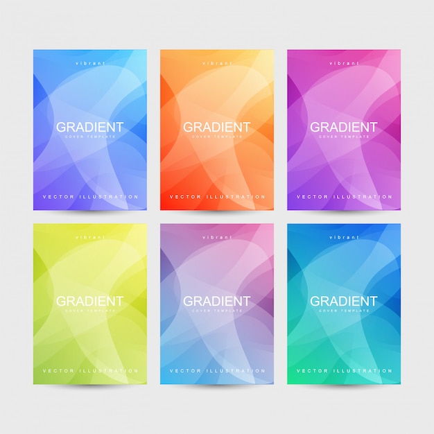 Gradient cover collection template