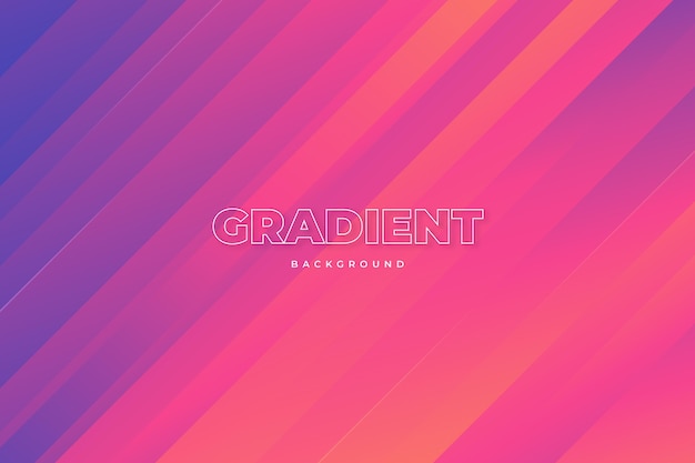 Gradient dynamic lines background