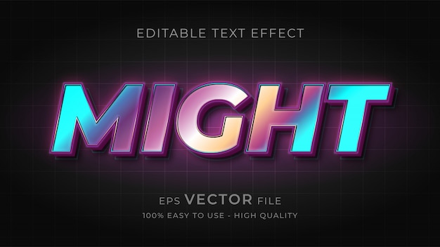 Gradient Editable Text Effect