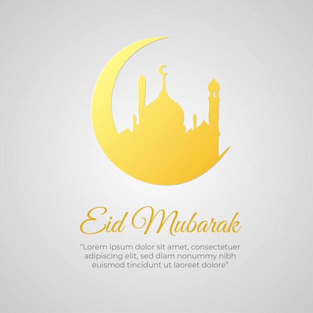 Gradient Eid alfitr background