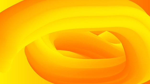 Vector gradient fluid orange abstract background