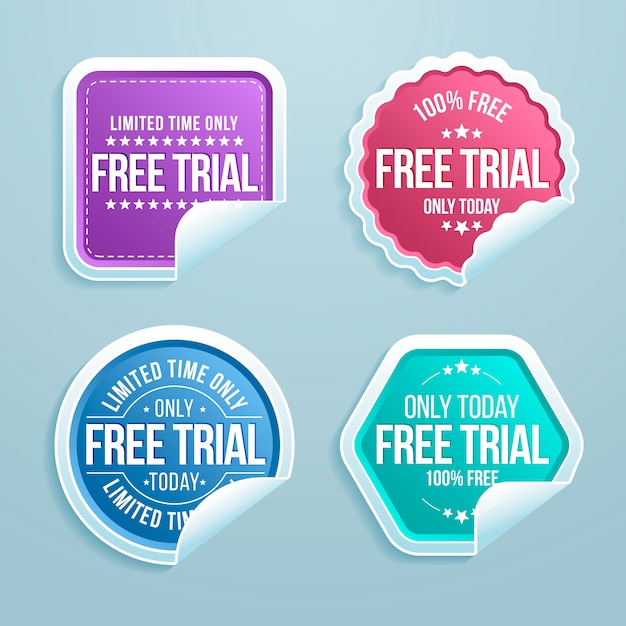 Gradient free trial labels