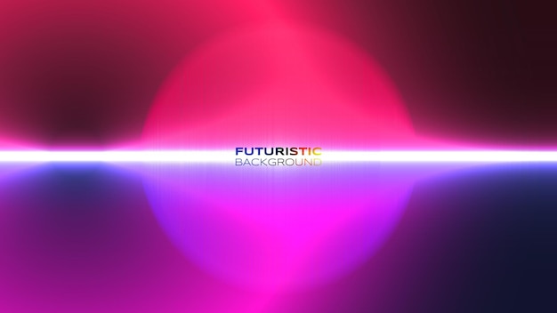 Gradient futuristic banner retro loft arena vibrant back to the future theme background