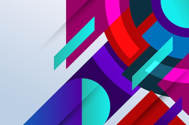 Gradient geometric background