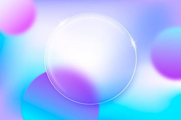 Gradient glassmorphism background