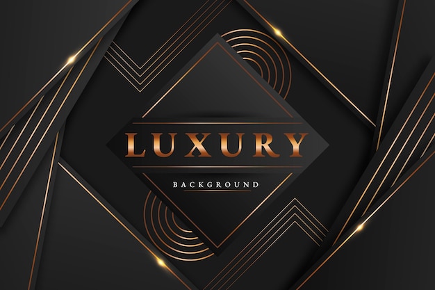 Gradient golden luxury background