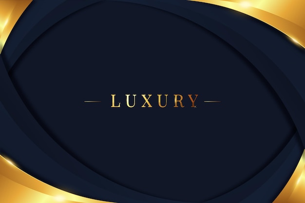 Gradient golden luxury background