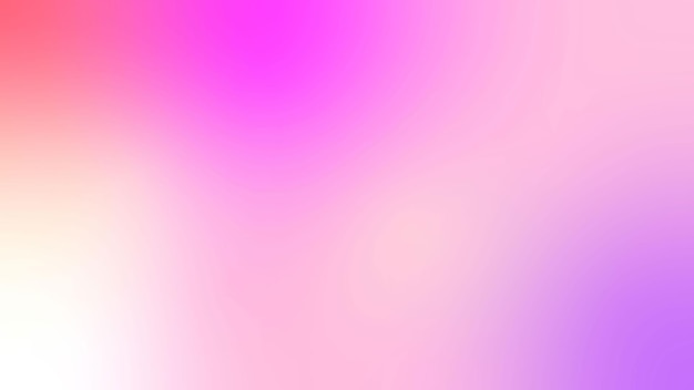 Gradient grainy Pink and purple with white color Vibrant and soft pastel gradient smooth background