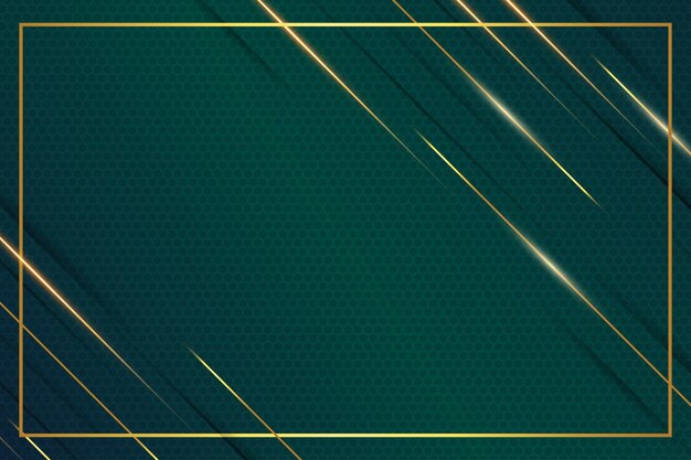 gradient green golden luxury background