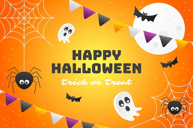 Gradient halloween background