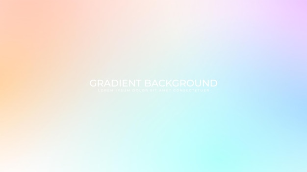 Gradient holographic background Blurred texture effect bright colored modern abstract graphic illustration