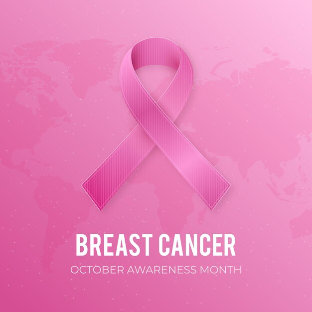 Vector gradient international day against breast cancer illustration