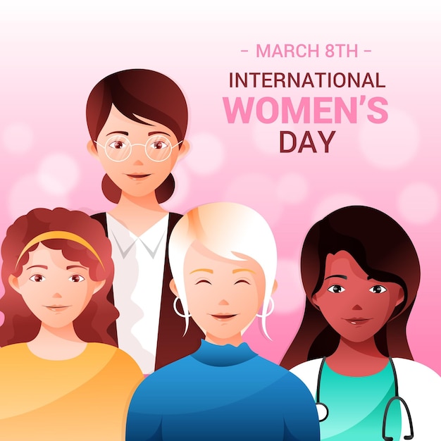 Gradient international women's day