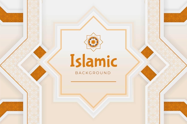 Gradient Islamic background template