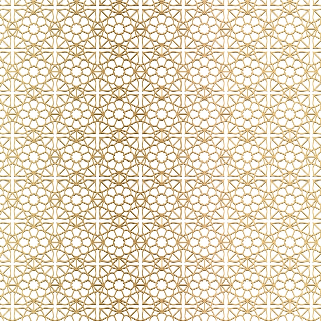 Vector gradient islamic pattern design