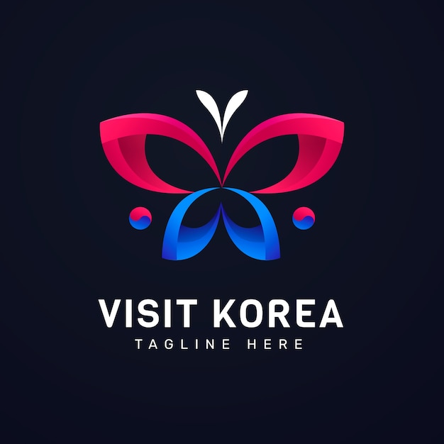 Gradient  korean logo