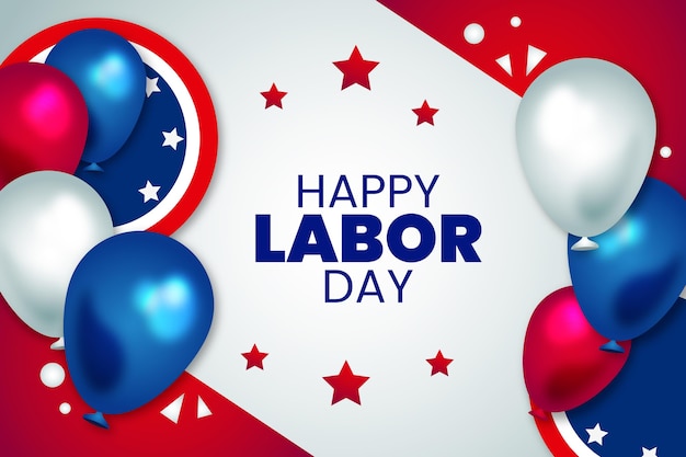 Gradient labor day background