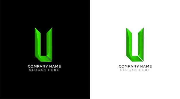 Gradient letter a logo design