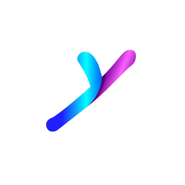 Gradient letter Y logo