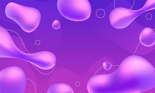 Gradient liquid abstract background